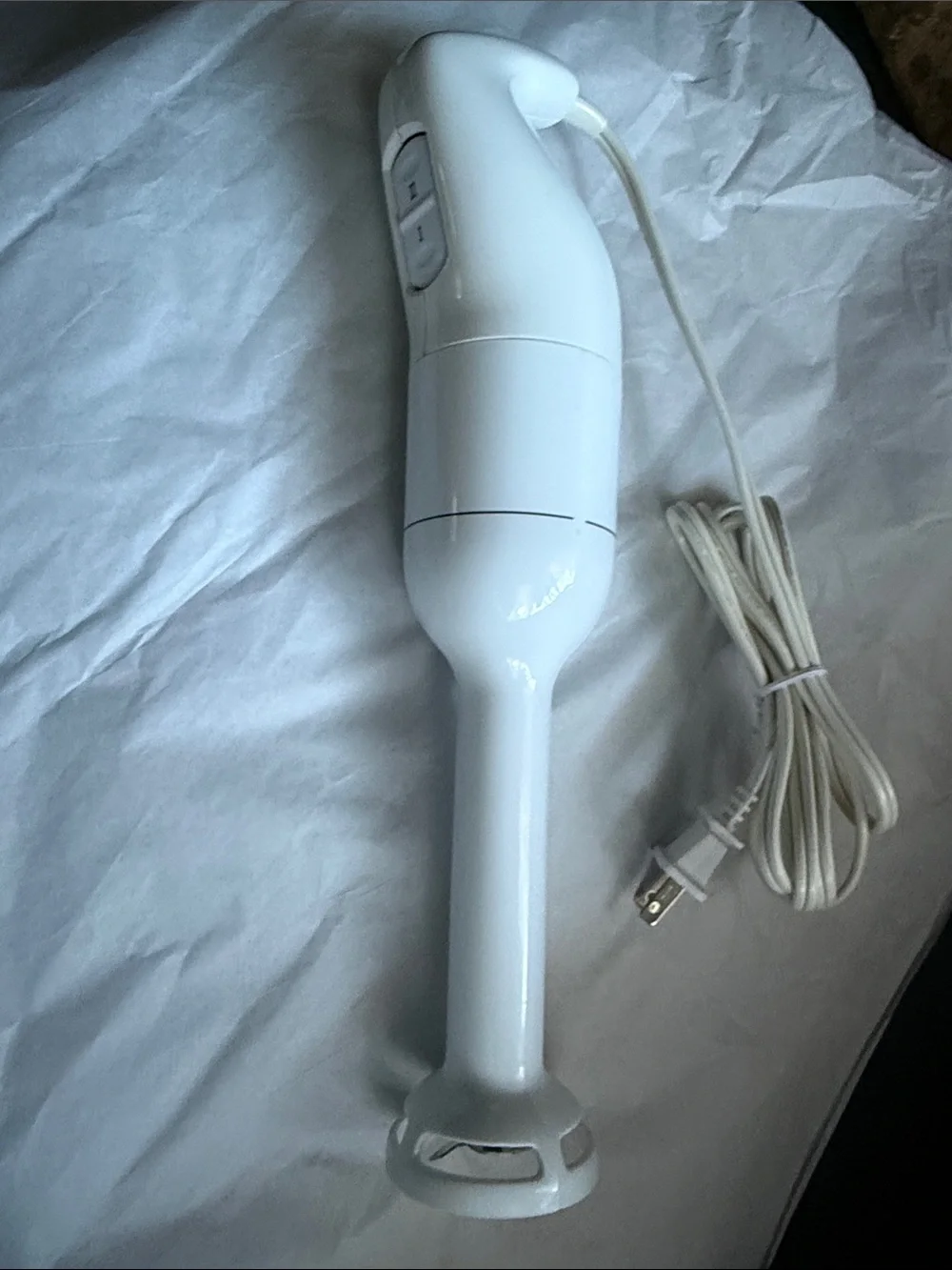 Immersion Blender SM107 White - Compact Handheld 2 speed. Like new.